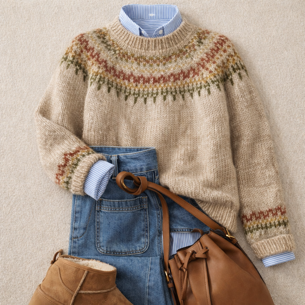 Ellen | Heritage Nordic Knit Sweater