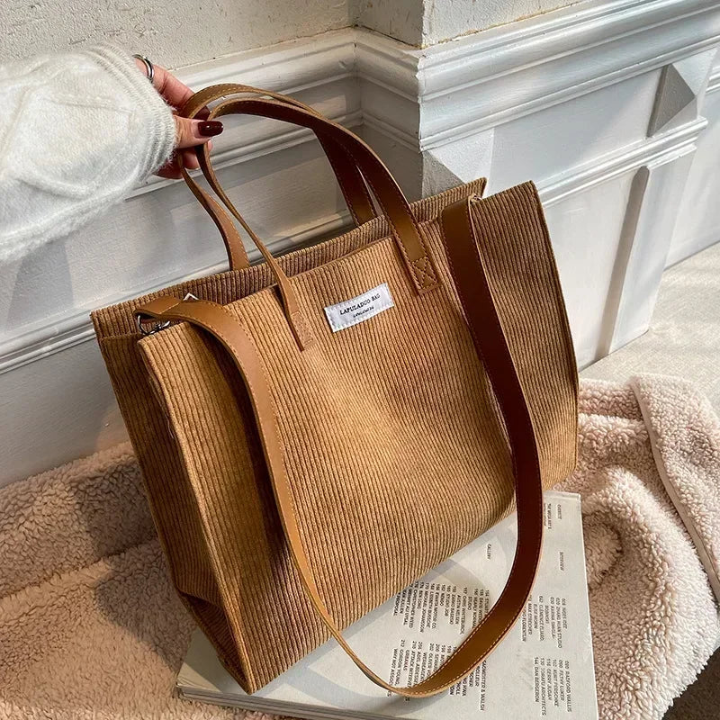 Olivia Corduroy Shoulder Bag